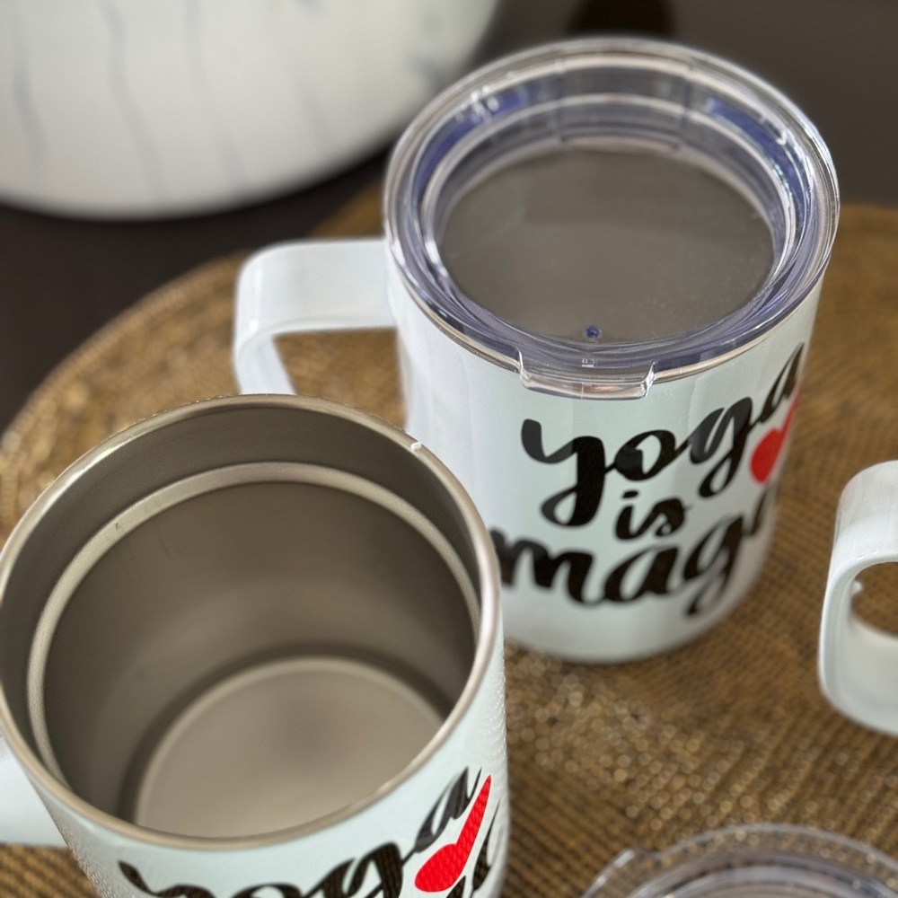 Yoga Mug - Stainless Steel Mugs - New!